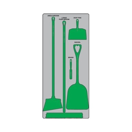 Accuform DRY ZONE STOREBOARDS PSB910GTGN PSB910GTGN